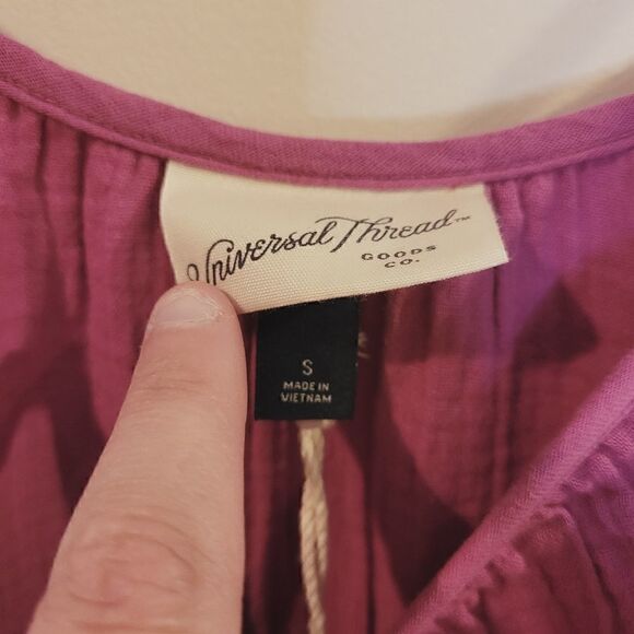 New Universal Thread Pink Tiered Tank Dress Size S - Picture 5 of 11